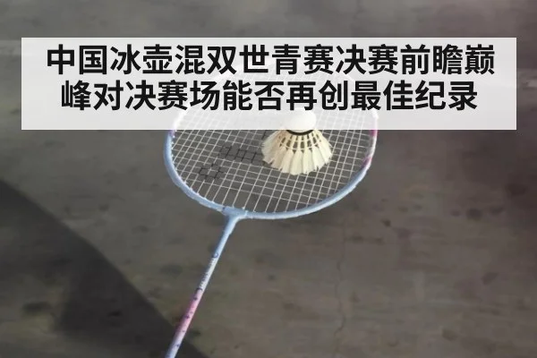 中国冰壶混双世青赛决赛前瞻巅峰对决赛场能否再创最佳纪录